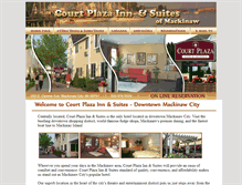 Tablet Screenshot of courtplazainn.com